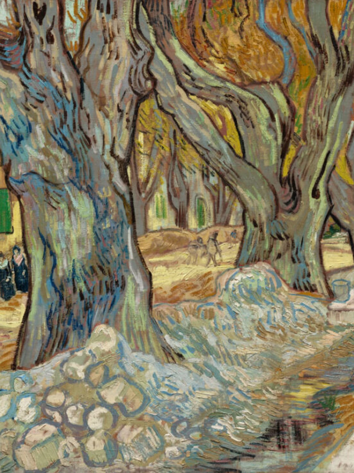 Road Menders door Vincent van Gogh