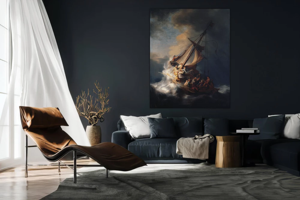Storm op het Meer van Galilea door Rembrandt van Rijn