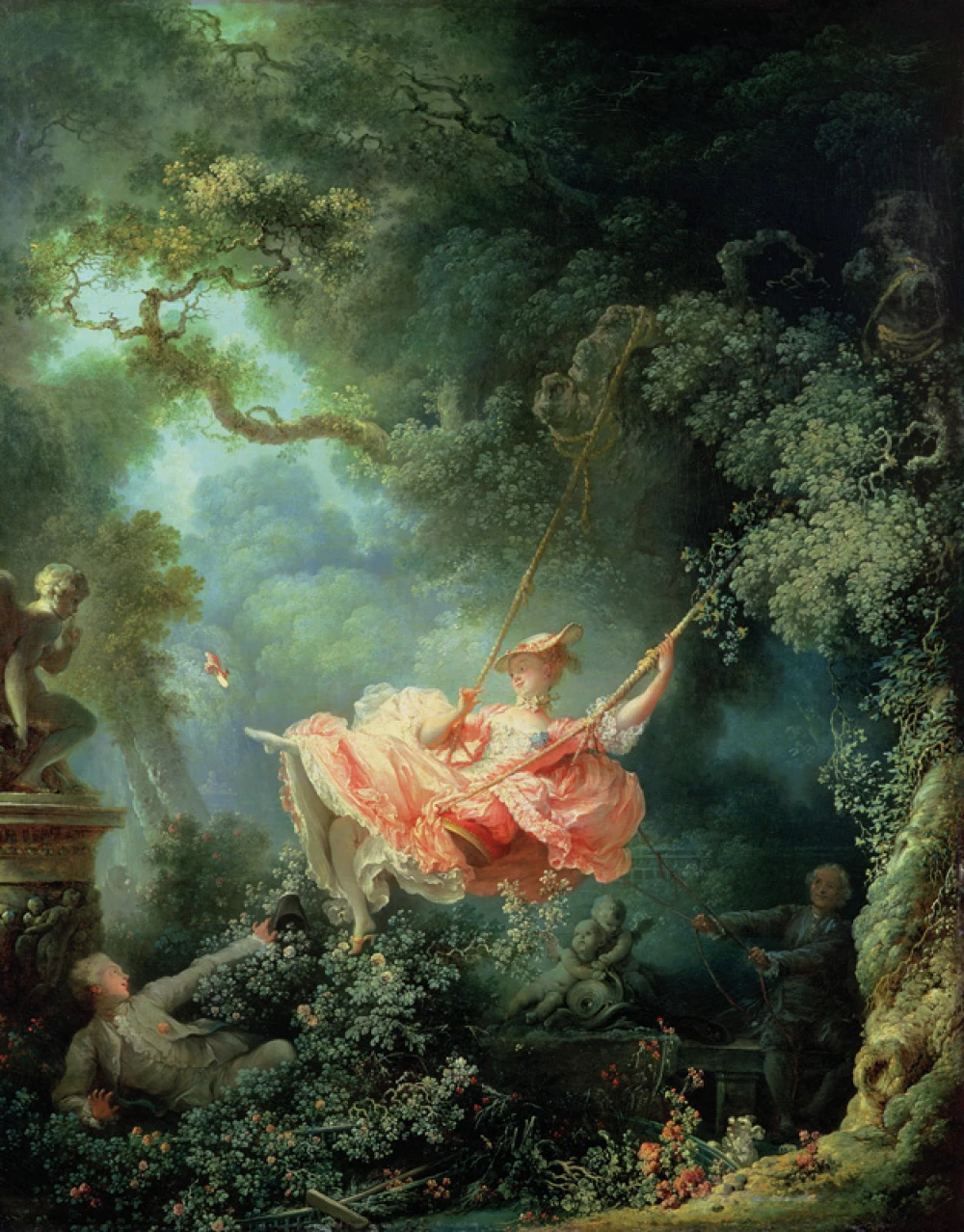De Schommel door Jean Honore Fragonard