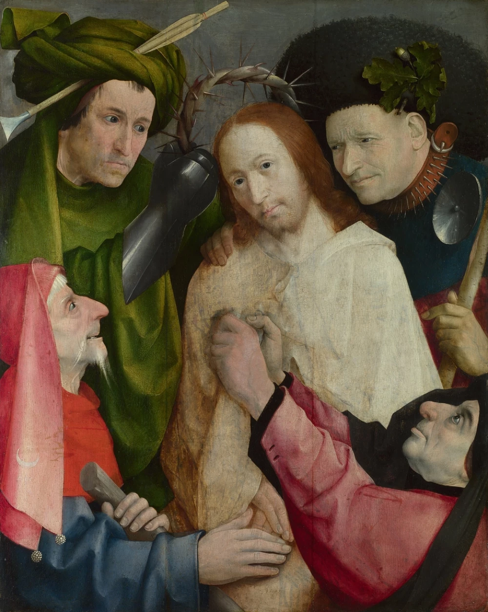 De doornenkroning van Christus door Jheronimus Bosch