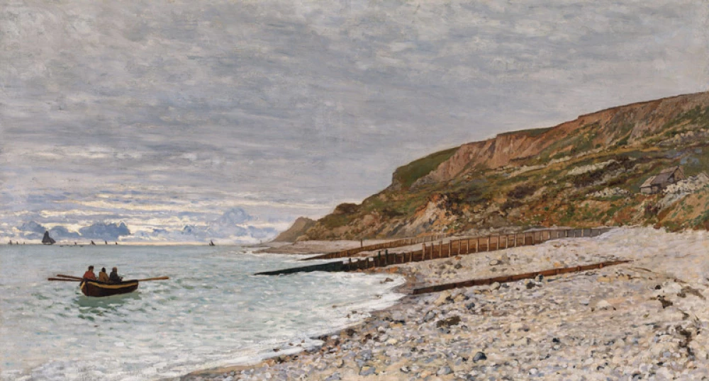 La Pointe de la Hève door Claude Monet