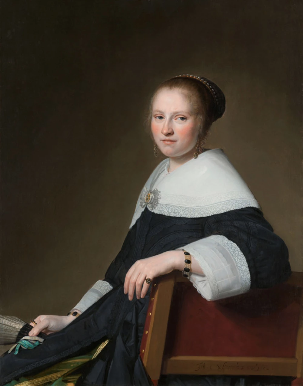 Portret van Maria van Strijp door Johannes Cornelisz. Verspronck