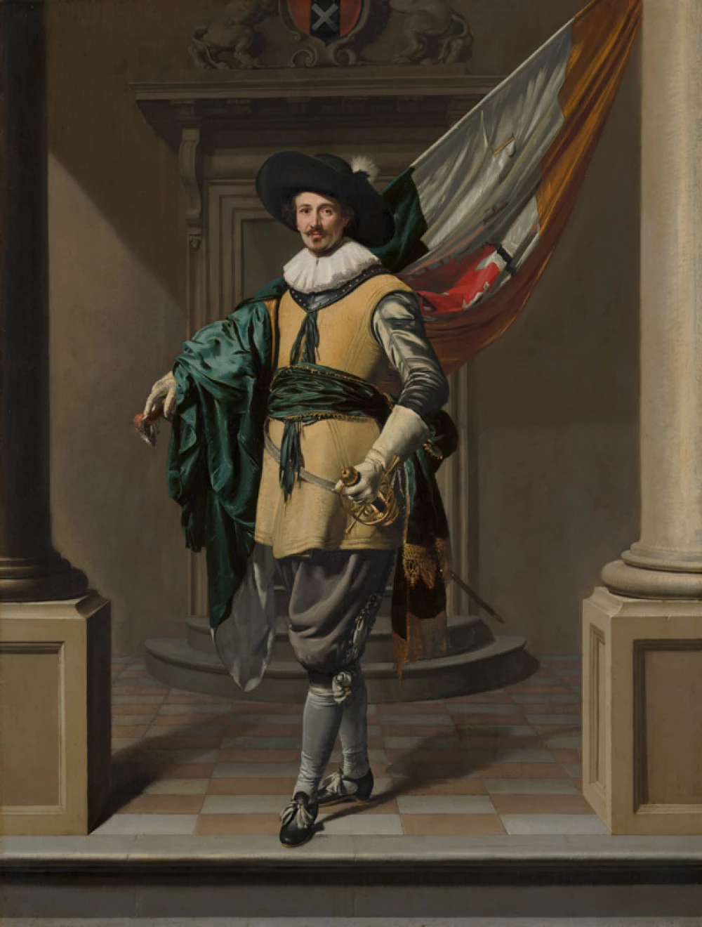 Portret van Loef Vredericx door Thomas de Keyser