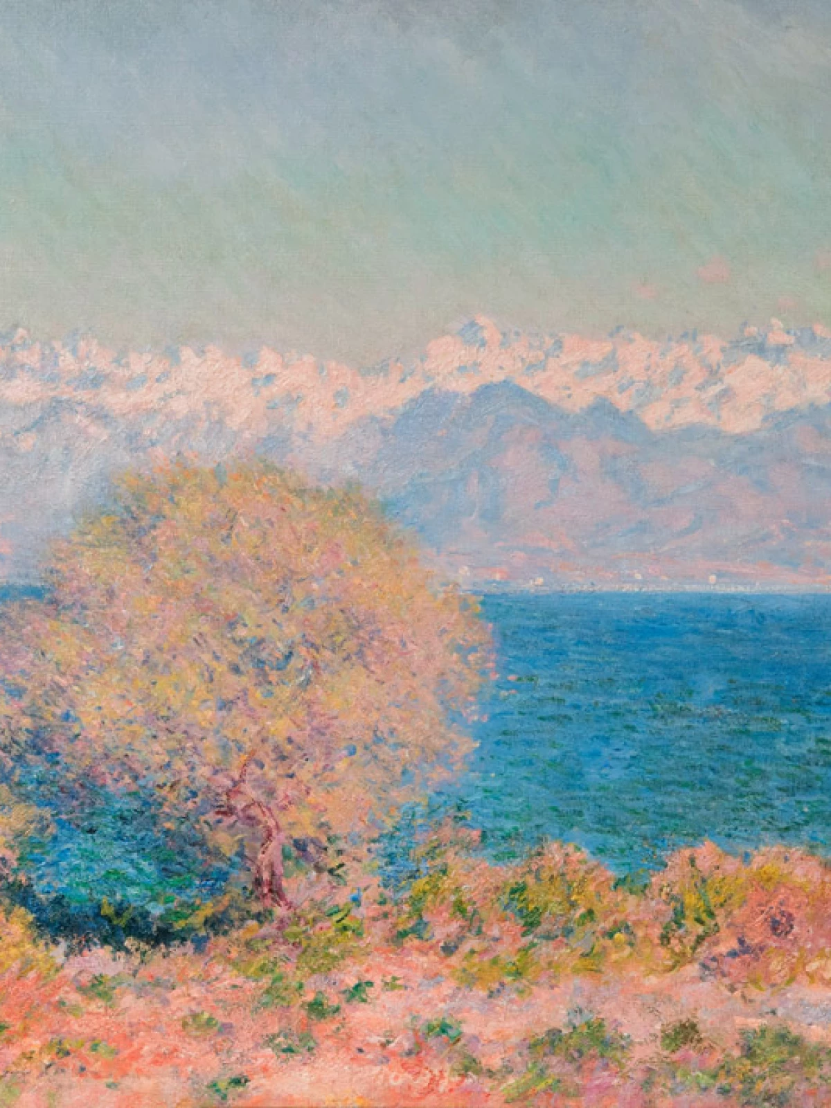 View of Cap d’Antibes door Claude Monet